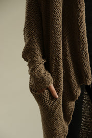 Camel Dark Taupe Chunky Sweater