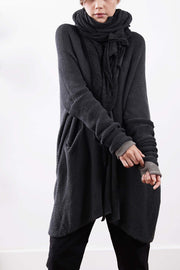 Big Chunky Oversize Soy Sweater with pockets - Black