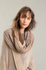 Charcoal Recycled cotton, Bamboo & Soy Infinity Scarf